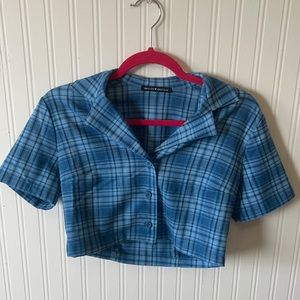 Brandy Melville button front blouse